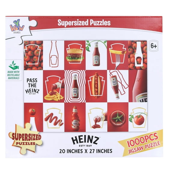Heinz Ketchup SuperSized 1000 Piece Jigsaw Puzzle
