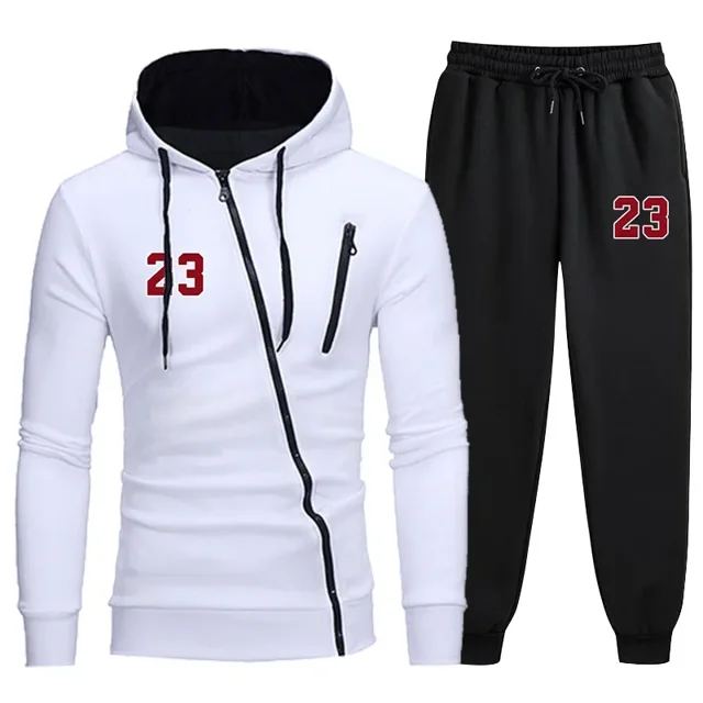 Chándal para hombre, novedad en ropa deportiva, estampado, chaqueta con cremallera, abrigo, sudaderas con capucha informales, pantalones deportivos para correr, ropa cálida para exteriores para hombre