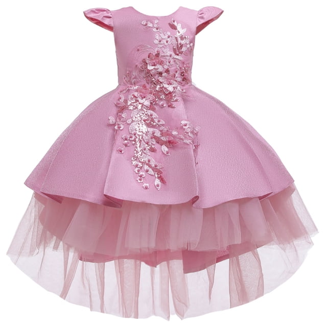 Vestido de cola de milano para niña Vestido de malla con cola de milano para niña Vestido de princesa para niña grande Vestido para niña