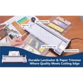 thumbnail image 2 of United LT13 Thermal & Cold Laminator with Paper Trimmer and Corner Rounder 13" Width Black/White, 2 of 8