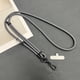 thumbnail image 4 of Cordón para teléfono cruzado con lengüetas ajustables y correa antirrobo para todos los teléfonos. Hebillas metálicas. Cordón universal para el cuello para teléfonos móviles, para mujeres y hombres., 4 of 5