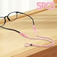 thumbnail image 6 of Wswqop 5Pcs Glasses Strap Retainer Neck Lanyard Sunglass Strap for Men Woman Adult Kids Pink, 6 of 9