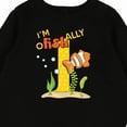 thumbnail image 3 of Inktastic I'm O-fish-ally One Cute Clownfish First Birthday Baby Fleece Bodysuit, 3 of 4