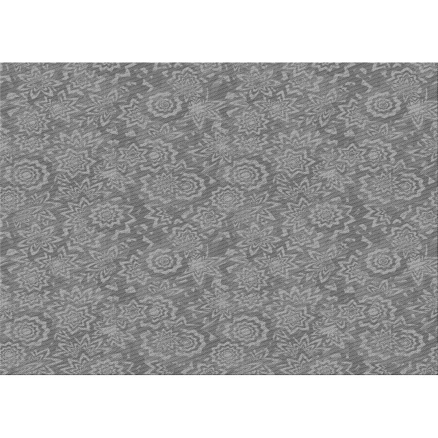 Ahgly Company Tapis Rectangulaire Lavable en Machine Intérieur Transitionnel Gris Foncé, 2 Pieds x 3 Pieds