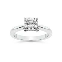 5 Carat IGI Certified Cushion Shape Lab Grown Diamond Engagement Ring | 14K White Gold | Azalea Classic Solitaire Diamond Ring | FG-VS1-VS2 Quality Friendly Diamonds