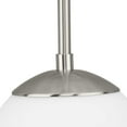 thumbnail image 3 of Progress Lighting Haas 2-Light Wall Bracket, Brushed Nickel, Opal Glass Globes, Design Series, 3 of 12