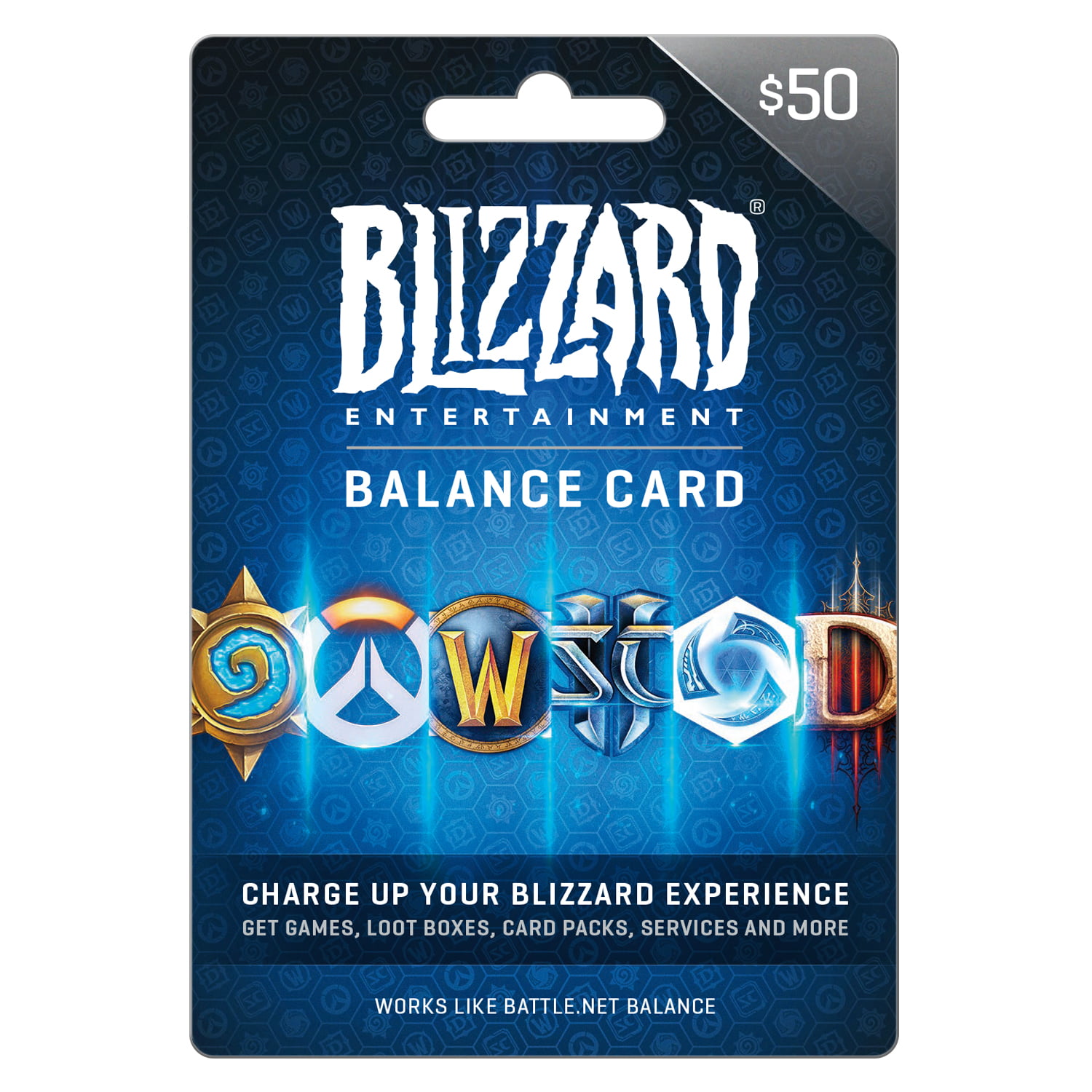 Battle Net Balance Store Gift Card 50 Blizzard Entertainment