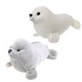 thumbnail image 4 of Lindos animales marinos focas juguetes Kawaii juguetes de peluche simulación focas muñeca, 4 of 5
