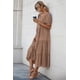 thumbnail image 5 of Vestido PRETTYGARDEN 2025 Boho Floral Midi con Mangas Abullonadas Talla M, 5 of 8