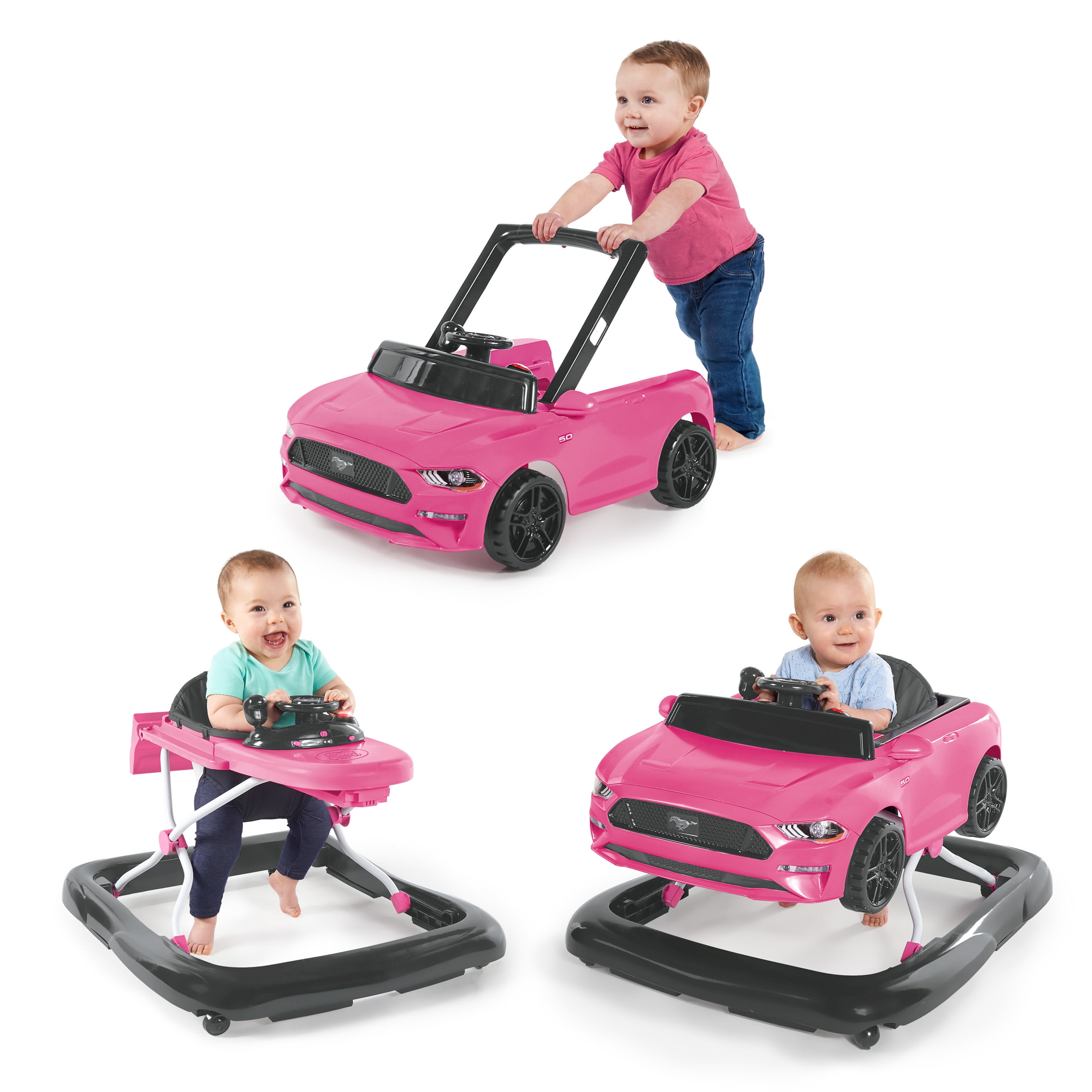 3 Ways to Play Ford Mustang Baby Walker