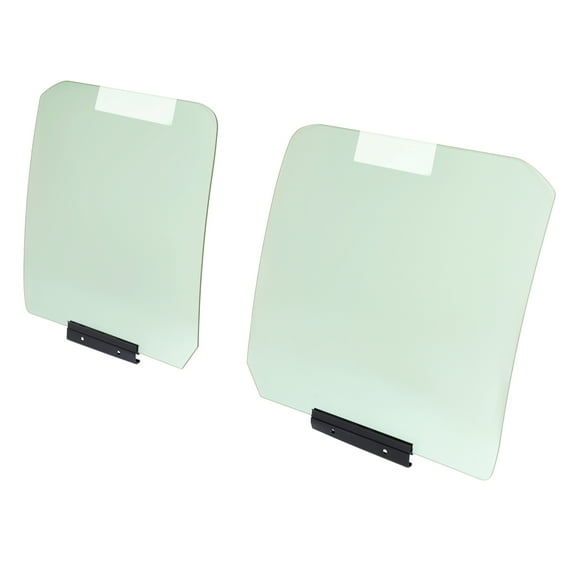WaiRitoday Door Window Glass Front Driver & Passenger Side Compatible With Ford F-150/Bronco 87-97