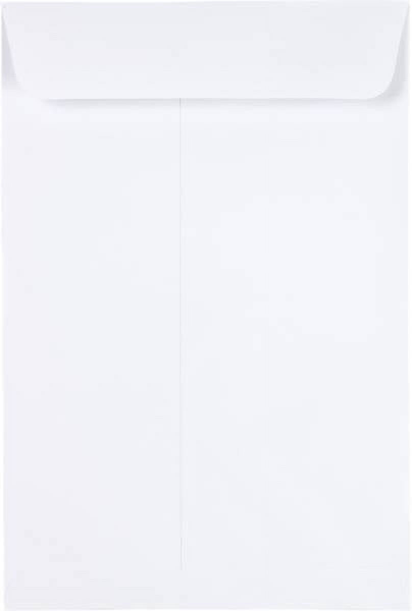 LUXPaper 6 x 9 Peel & Seal Open End Envelopes, White, 500/Pack