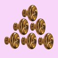 thumbnail image 2 of Kitchen Cabinet Knob Bright Brass 1 1/4" Dia Pack of 4 Renovators Supply, 2 of 9