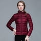 thumbnail image 2 of Chaqueta ligera de otoño e invierno para mujer, chaqueta ligera de talla grande con cuello alto, modelos básicos, 2 of 6