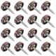thumbnail image 1 of COMPUKAS 16Jgo Fijadores Para Con Tornillos Y Tapas Decorativas De Inoxidable En Oro Rosa, 1 of 7
