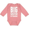 thumbnail image 3 of Inktastic Big Sister in Training Girls Long Sleeve Baby Bodysuit, 3 of 5