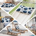 thumbnail image 6 of Navy Blue Marble Small Pillow Covers, Gold White Geometric Hexagon Modern Soft Breathable Throw Pillow Cases with Invisible Zipper, Decorative Pillowcase Pillows Protectors for Sofa Bed Chair 12"x20", 6 of 9