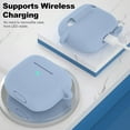 thumbnail image 3 of GFDYREE Compatible with AirPods 3 Case, Protective Silicone Cover for AirPods 3rd Generation Case 2021, Wireless Charging - Denim Blue, 3 of 7
