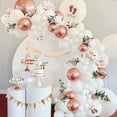 thumbnail image 7 of Yansion Rose Gold Baby Shower Decoration Kit, 57 Pcs, Mummy to Be Sash, Oh Baby Balloons, 7 of 7