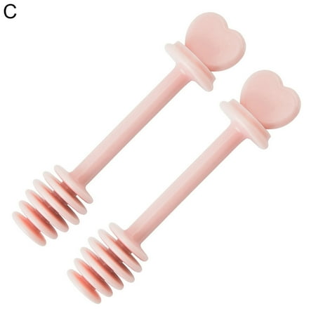 

BONYOUN Mixing Sticks 2Pcs Reusable Food Grade Durable Honey Jam Mixing Stirrer Dipper Sticks