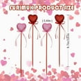 thumbnail image 2 of Valentine's Day Decorations,Glitter Red Pink Puffy Heart Picks,Foam Heart Picks,Love Heart Sparkly Sticks,Valentine's Day Floral Picks for Wedding Flower Arrangements Floral Bouquet Supplies,12 Pcs, 2 of 7
