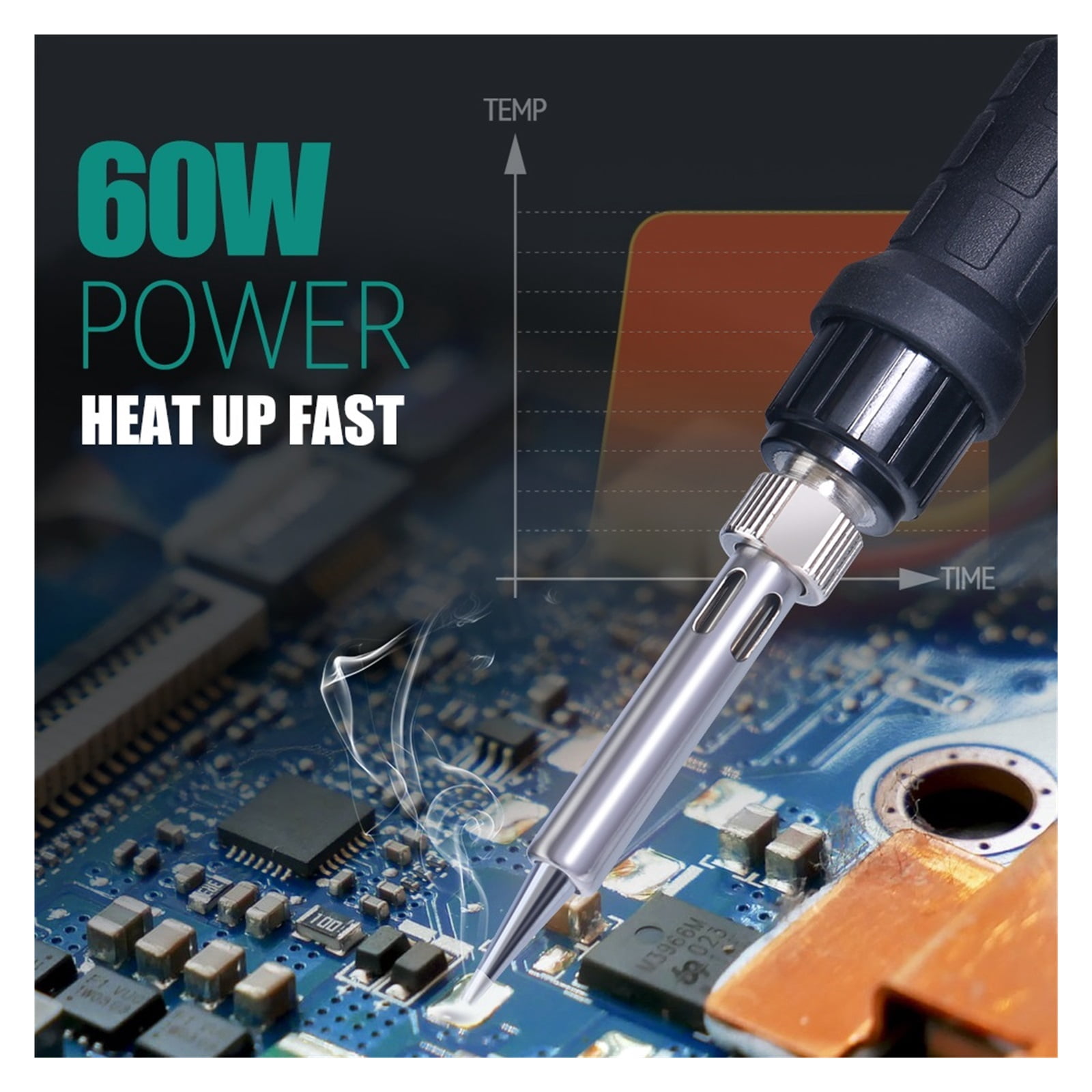 926LED VI Rapid Heating Soldering Iron Kit Welding Rework Station For Phone IC Repair Tool