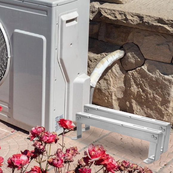 OUNONA 1 Pair Adjustable Heavy Duty Air Conditioner Bracket Made of Stainless Steel for Outdoor Use