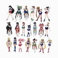 thumbnail image 3 of Amyove 75pcs Sailor Moon Suitcase Stickers Cute Cartoon Computer Laptop Skateboard Paster, 3 of 9