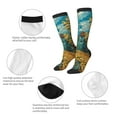thumbnail image 3 of Sigee Impressionist Village Sky for Socks for Men Women Socks Stocking Compression Socks, 3 of 6