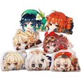 thumbnail image 2 of Almohada de Peluche de Cosplay Venti YONGSHENG 45x35 cm Figura de Llavero 12 cm, 2 of 4
