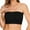 Black, variant on Abomasnow Women's Seamless Bandeau Bra Tube Top Strapless Wireless Stretch Bralette S-5XL