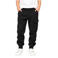 thumbnail image 2 of Edvintorg Boys Sweatpants Solid Color Casual Jogger Elastic Waisted Cuffed Athletic Pant with with Pocket Kids Clothes Size 5-14, 2 of 8