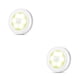 thumbnail image 4 of Bearachild Luz de noche LED redonda Lámpara de pared Ahorro de energía Luces de noche automáticas Dormitorio Gabinete Pasillo Luz Luz Cálida/3200 2piezas, 4 of 6