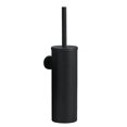 thumbnail image 2 of Escobilla de baño negra con portaescobillas de acero inoxidable para montaje en pared Suyoo, 2 of 5
