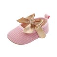 thumbnail image 2 of AOOCHASLIY Boys Girls Casual Shoes Toddler Kids Baby Girls Shoes Summer Bowkont Princess Dress Shoes Solid Shoes, 2 of 5