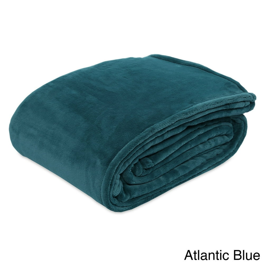 Berkshire ExtraLuxe 90 x 90 inches Perfect Plush Soft Bed Blanket, 100