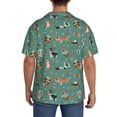 thumbnail image 3 of Pofeuu Veterinary Clinics Print Mens Casual Short Sleeve Shirts Beach Summer Spread Collar Pocket Tops Men's Casual Short-sleeved Shirt-3X-Large, 3 of 5