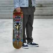 Tony Hawk 31-Inch Metallic Gold Hawk Dagger Popsicle Skateboard with 50mm x 30mm Wheels for Kids Ages 5+