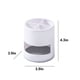 thumbnail image 3 of Portacepillos ventilado con drenaje | Organizador de baño de 4 compartimentos para maquinillas de afeitar y cosméticos | Diseño compacto de plástico en verde o blanco, 3 of 7
