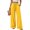 Yellow, variant on Hsovts Oversized Wide Leg Sweatpants for Women, High Rise Drawstring Elastic Waist Baggy Barrel Sweatpant, Casual Pants With Pockets Gray M