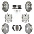 thumbnail image 1 of Transit Auto Front Rear Disc Brake Caliper Coated Rotors Drums Ceramic Pads Kit (8Pc) for Car Toyota Yaris KCG-100393C, 1 of 11