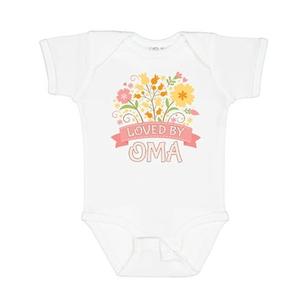 

Inktastic Oma Loves Me Granddaughter Outfit for Girl Gift Baby Girl Bodysuit