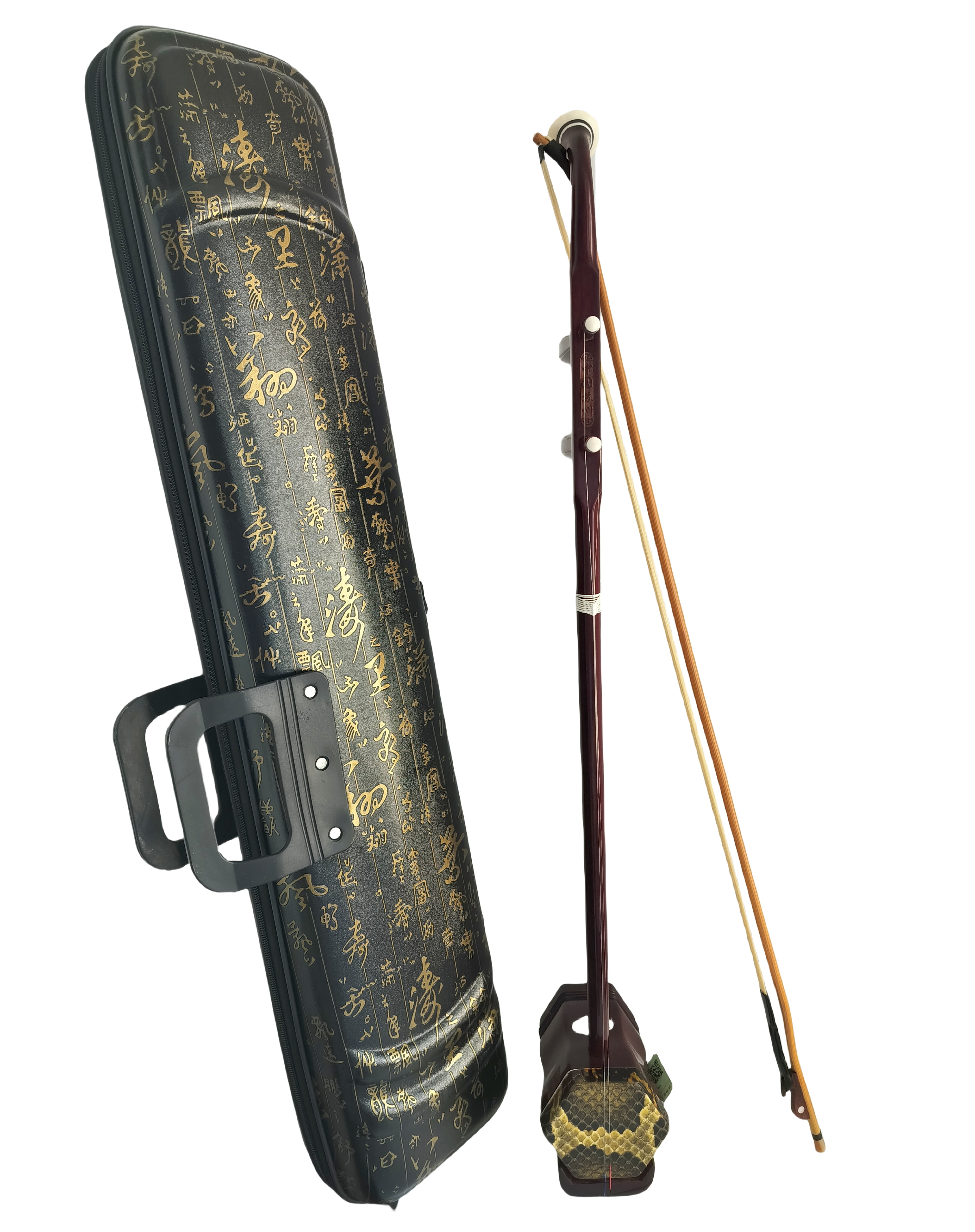 Handmade ErHU-2 String Chinese violin fiddle for Advanced Performers made of rosewood, with Erhu accessories included
