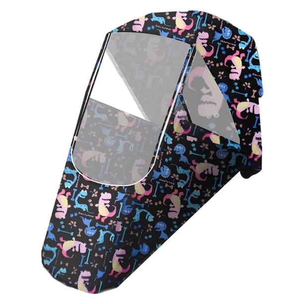 Cubierta de tela Oxford para cochecito, protector contra el viento, cierre de cremallera, protector impermeable para cochecito de bebé individual de Dinosaurio