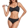 thumbnail image 2 of Elegante traje de baño de dos piezas con honda informal para mujer, traje de baño de dos piezas, ropa de playa OAVQHLG3B Store lin121212, 2 of 4
