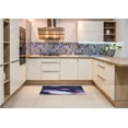 thumbnail image 6 of Ahgly Company Machine Washable Indoor Round Transitional Medium Purple Area Rugs, 8' Round, 6 of 7
