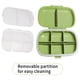 thumbnail image 3 of Pastillero de 8 compartimentos, pastillero semanal, pastillero, estuche para pastillas, organizador de medicamentos, pastillero de viaje, 3 of 7