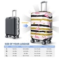 thumbnail image 5 of Picia Gold Glittering Hearts and Flamingos Luggage Protector Cover Thicken Suitcase Protector Cover Fit 18-32 Inch Luggage-Medium, 5 of 9