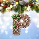 thumbnail image 4 of Seyotauo 26 Gingerbread Alphabet Letter Ornaments, Christmas A to Z Letters - Xmas Tree Hanging Ornaments for DIY Crafts, 4 of 4