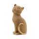 thumbnail image 1 of Estatua de gato, figura decorativa, moderna resina, adorno de escritorio coleccionable para nuevo Oro, 1 of 9